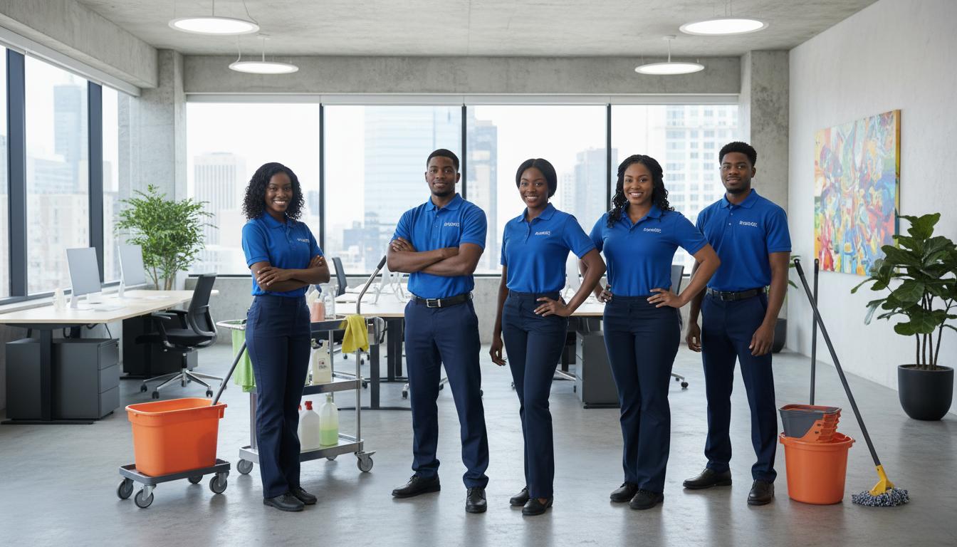 The Ndlovu cleaning team